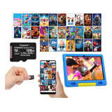 Micro Sd 128gb 72 Peliculas Infantiles Tv Tablet Celular Pc