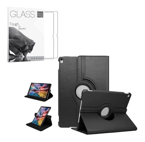 Funda + Vidrio Samsung Tab A8 10.5 2021 Giratoria Plegable