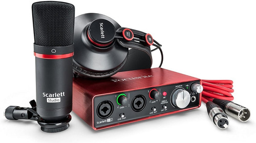 Focusrite Scarlett Studio 2nda Generación Completo Nuevo