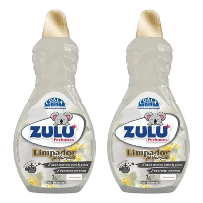 Kit 2 Limpador Perfumado Desinfetante Coala 1l Chá Branco | MercadoLivre