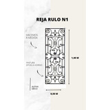 Reja Rulo Larga N1 Pintura Epoxi Fundición Aluminio- Alpha