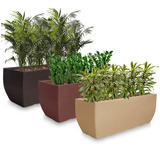 3 Vasos Jardineira Floreira P/ Planta Horta Muda Rosa 100x40