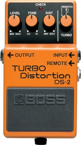 Boss Ds-2 Pedal Turbo Distorsión Tono Clásico Con Modo Turbo