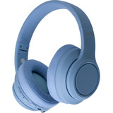 Fone De Ouvido Headphone Bluetooth 5.0 Sem Fio Super Bass Cor Azul Luz Azul