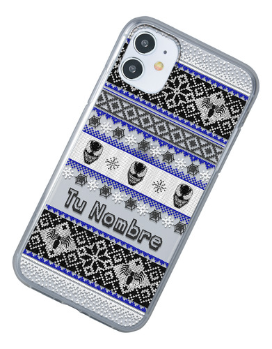 Funda Para iPhone Venom Spiderman Ugly Sweater Nombre