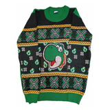 Ugly Sweater Yoshi Súper Mario Bros Talla Xl