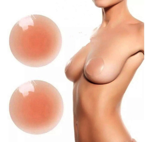 Pezoneras Tapa Cubre Pezon Silicona Nipple Natural T. Unico