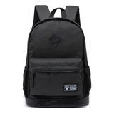 Mochila Bolsa Cavalera Casual Notebook Juvenil Reforçada Cor Preto