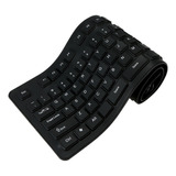 Teclado Plegable Flexible De Silicona Usb De 108 Teclas A Pr