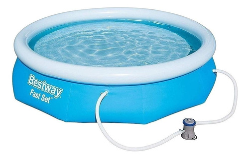 Piscina Inflable Redondo Bestway Fast Set 57270 3638l Azul