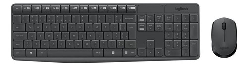 2x Kit Teclado+mouse Logitech Mk235 Wifi Preto - 920-007903