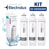 Kit 3 Refil Para Eletrolux Filtro Água Pe12a Pe12b Pe12g Pe12v