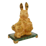  Conejo Figura Año Nuevo Chino Decoración Grande Feng Shui