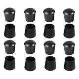 16pcs Cubiertas De Goma Patas De Silla, Tapones Antides...