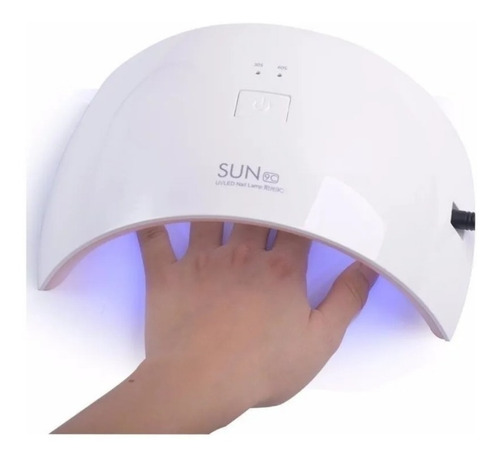 Lámpara Para Uñas Sun 9c Profesional 24w Led Uv