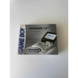 Gameboy Advance Sp Na Caixa! Edição Limitada Platinum/onyx.