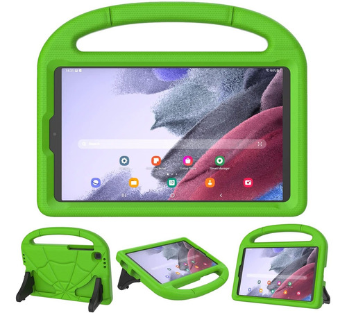 Funda Para Galaxy Tab A7 Lite 2021 Ideal Para Niños (verde)