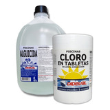 Kit Piscina Alguicida Cloro En Tabletas 