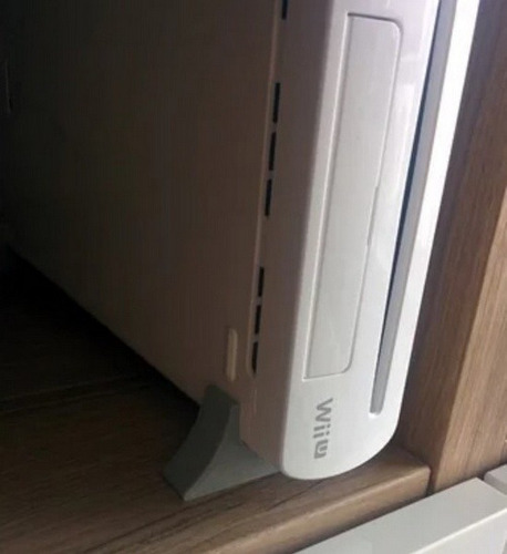 Base Soporte Stand Vertical Nintendo Wii U Reforzada 3d
