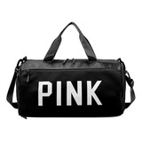 Maleta Para Gym Deportiva Viaje Bolsa Fitness Bag Lona Lavable Impermeable Ajustable Ppink Lisa
