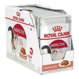 12 Sobres Royal Canin Pouch Instinctive Gato Adulto Caja 85g