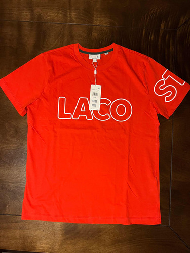 Playera Roja Lacoste