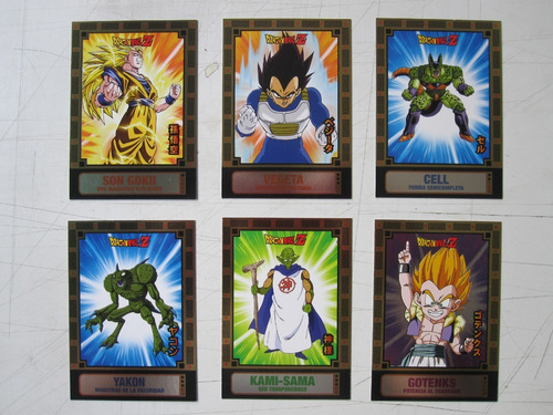 Tarjetas Dragon Ball Z Fusion, Panini, Precio C/u