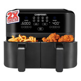 Freidora De Aire Doble Chefman Turbofry Touch, Maximiza La S