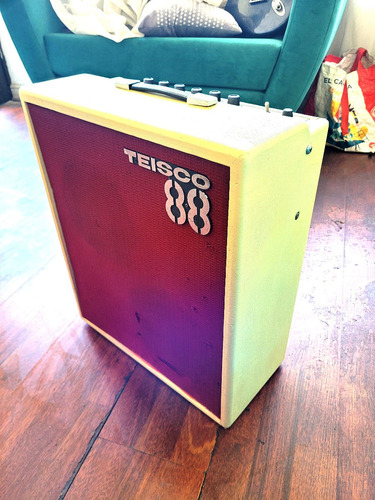 Amplificador Vintage Full Tubos Teisco 88 Año 1967 Impecable