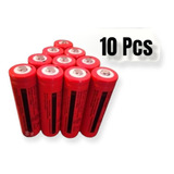 X10 Baterias 18650 Recargables 3.7v 8800 Mah Para Linterna 