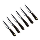 Set 6 Cuchillos Para Carne Wayu Steak Hammer Parrillabbq