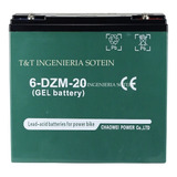 Bateria 12v 20ah Gel Sillas Bicicletas Electricas 6 Dzm 20