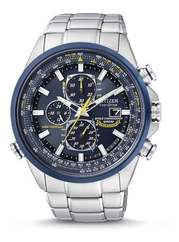 Reloj Citizen  At802054l Ecodrive Crono Blue Angels Original