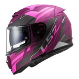 Casco Integral Ls2 Breaker Evo Purpura Ece2205 - Astro