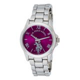 Reloj Mujer U.s. Pol Usc40134 Cuarzo Pulso Plateado Just Wat