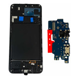 Frontal Tela Display C/aro A20 A205 Original Oled + Conector