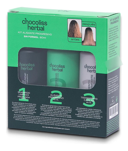 Kit Alisante Chocoliss Herbal - Ml - mL a $755