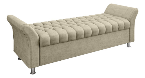 Recamier Roma Queen 160cm Em Veludo