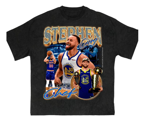 Camisa Estampada Basquete Jogadores Stephen Curry, Lebron