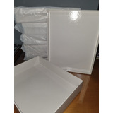 Caja De Regalo Cartón Blanco 30 X 24 X 6 Cm. Son 6 Unidades
