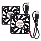 Cooler Universal Para Pc De 60x60 Mm | 2 Piezas / Wathai