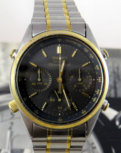 James Bond Golden Seiko Cronografo 7a28-7020 Antigo Coleção 