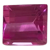 Zafiro Ct 4.8 Natural Rosa Corte Esmeralda Piedra Suelta    