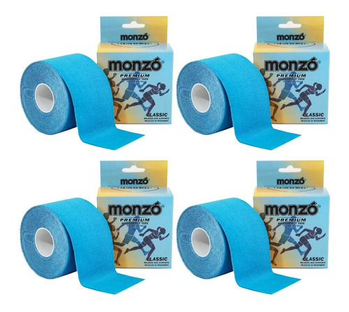 Monzó,  4 Cintas Kinesiológicas, Kinesio Tapes Monzó Classic