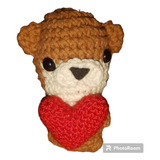 Nutria Enamorada Amigurumi Tejido A Crochet 