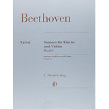 Book : Sonatas For Piano And Violin Volume I (beethoven) -.