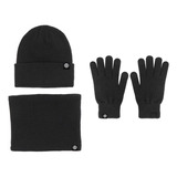 Gorro, Bufanda, Guantes, Casual, De Invierno, Suave