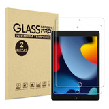 Pack 2 Mica Cristal Templado iPad 9/8/7 10.2  2021/2020/2019