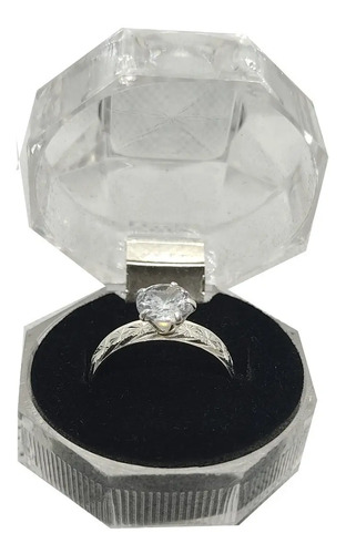 Anillo Compromiso Promesa Mujer Plata 925 + Aretes De Regalo