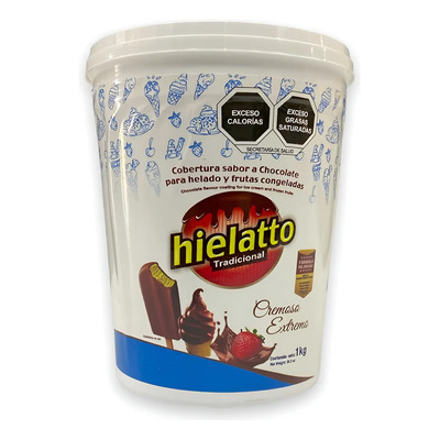 Cobertura Para Helados Sabor Chocolate Hielatto 1 Kg | MercadoLibre
